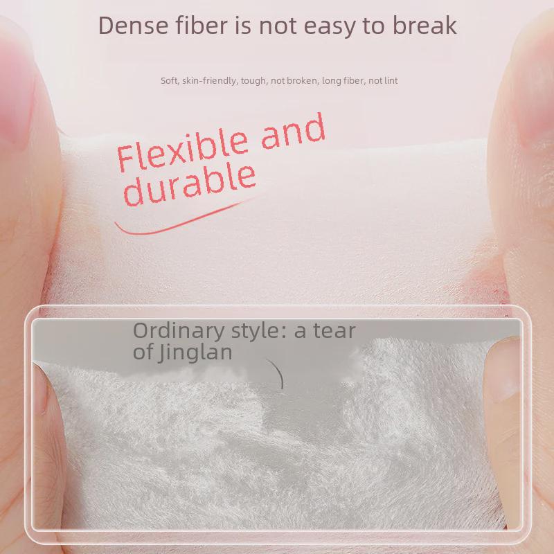 Jianmei Chuangyan Cosmetic Cotton: 650/1100 Pieces - Portable Makeup Remover & Wet Compress Pads