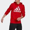 adidas Серия Essentials Мужская Толстовка с капюшоном на шнурке с принтом логотипа Флис Светло-алый GV0249