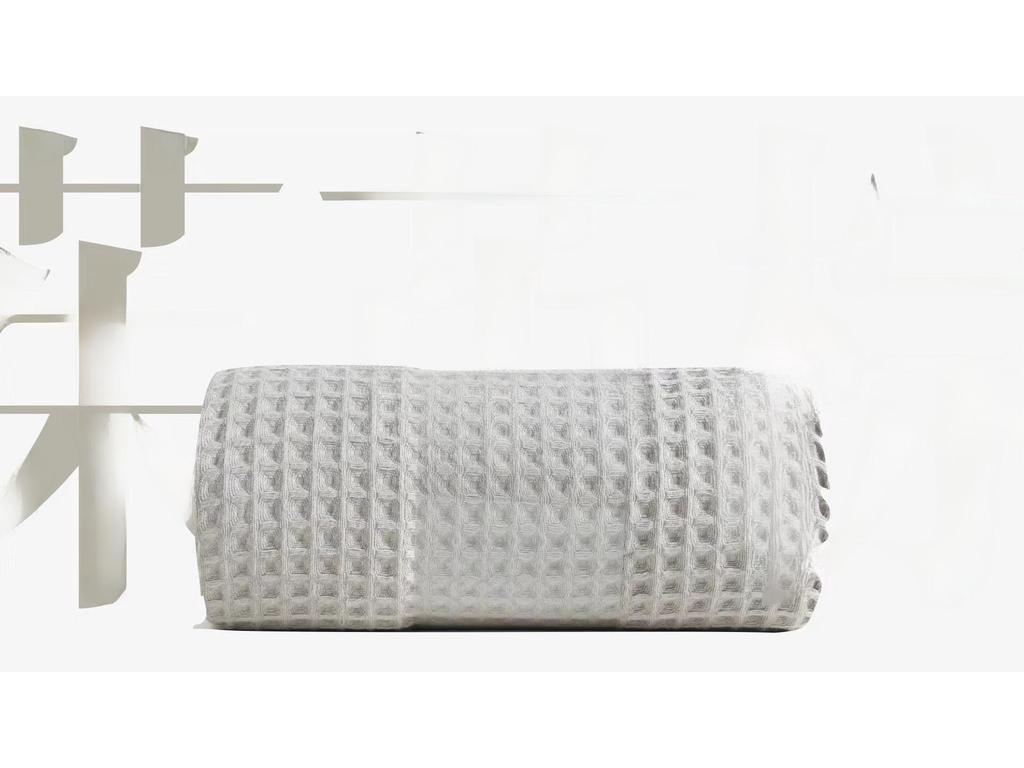 Вафельное банное полотенце из гребенного хлопка класса А: Мягкая, увеличенная шаль из чистого хлопка с сотами для взрослых (90х180 см)