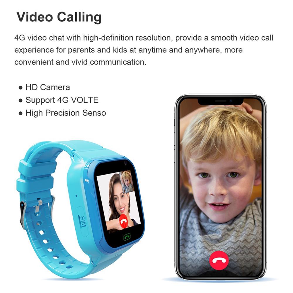 Smart Watch 4g Kids Wifi Video Call With Face-lock Sos Tracker Location Smart Watch Camer Waterproof Children Akilli Saat Gifts