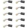 Replacement Carbon Brushes Parts Kits High Quality Quick Change 10 Pcs