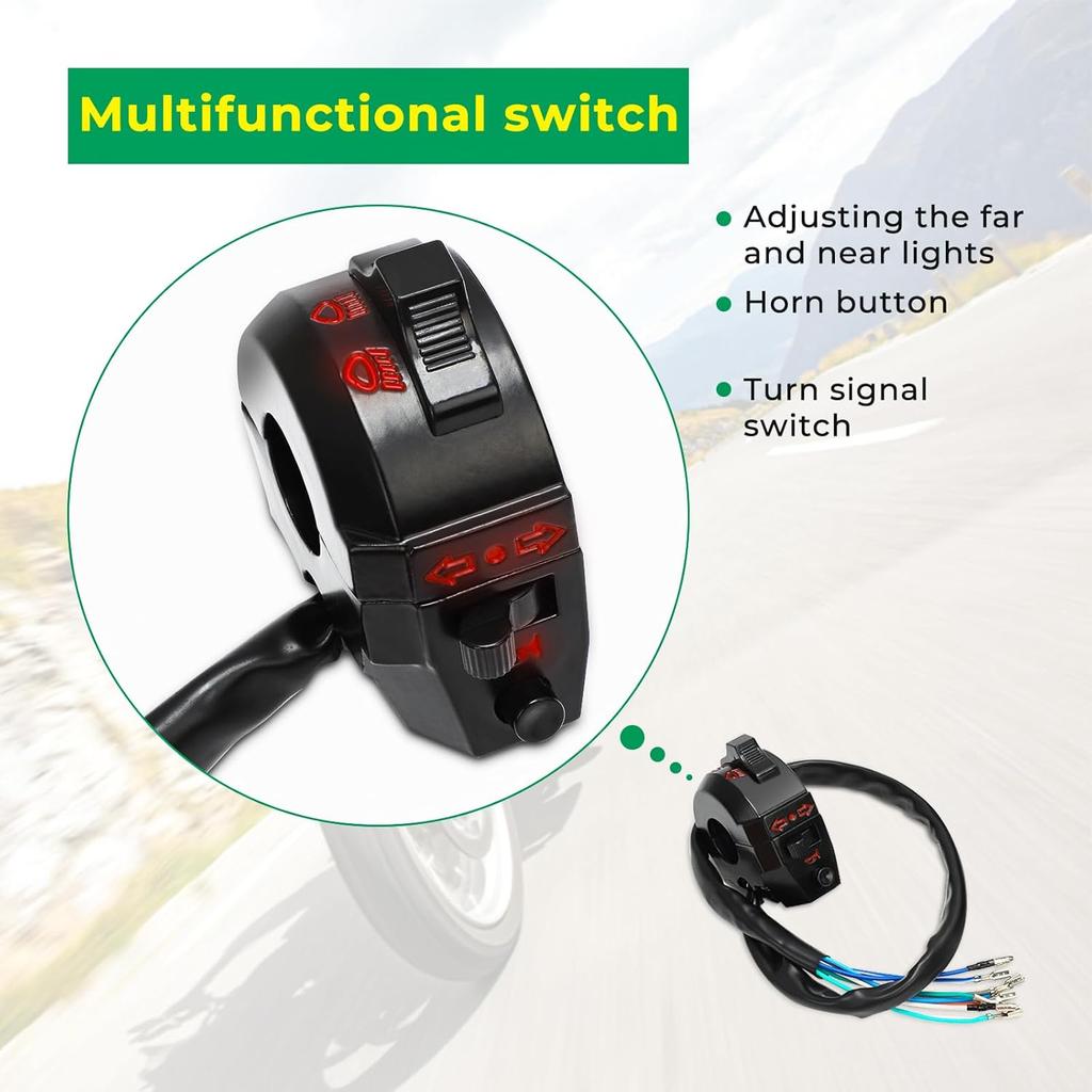 Motorcycle Turn Signals Light with Wiring Loom Harness Kit Indicator Wiring Loom Harness Kit Relay Switch Light Horn Flash Kit