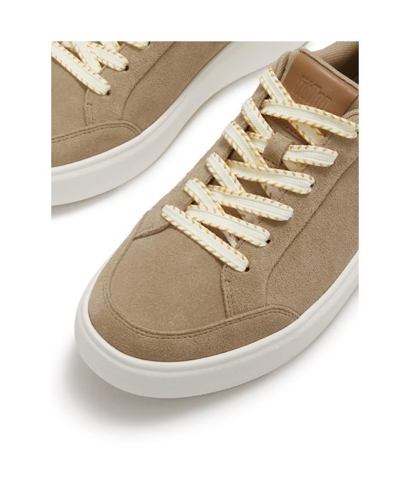 Кеды Fitflop Rtg с вышивкой 'Blanket Stitch' из замши - Капучино (Ft61K2N20A)