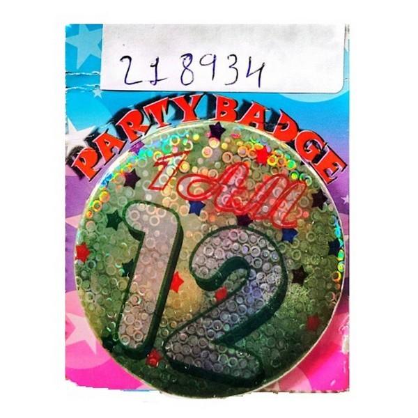 Мне 12, гигантский значок