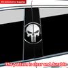 Punisher Skull Blood Stickers Car B-pillar Sticker Waterproof Auto Center Pillar Sunscreen Vinyl Decal Cover Scratch Accessories