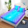 Матрас Три предмета Мультяшная Панда Градиентное изменение Покрывало Наволочка Защитный чехол для матраса