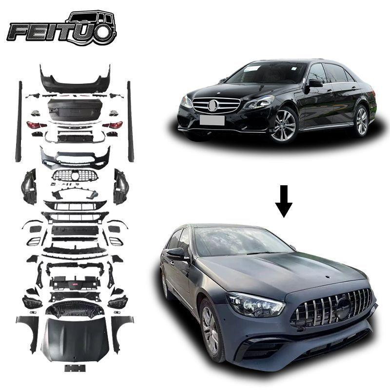 Mercedes-Benz E-Class W212 to W213 AMG Style Body Kit: Hood & Bumper