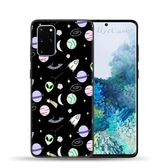 Силиконовый чехол Alien Space для Samsung Galaxy S22 S21 Ultra S20 Fe Plus A53 A73 A52 A72 A51 A71 A22 A12 A32 A50 A33 A13