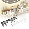 No-Drill Faucet Sink Shelf Large Capacity Faucet Drain Organizer  Mirror Front
