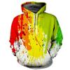 Colourful Graffiti 3D Graphic Hoodies For Women's Sweatshirts Casual Fashion Pullovers Hooded Designer Clothes Sweatshirt Tops