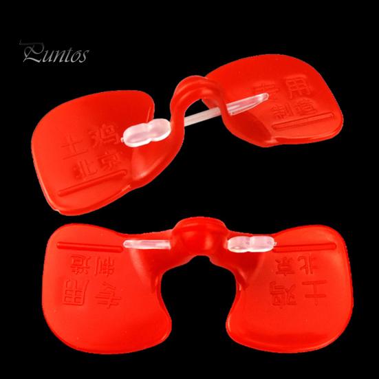 Protective 50/100Pcs Poultry Blinders with Pliers Anti-Pecking Spectacles Plastic Pinless Chicken for Chick