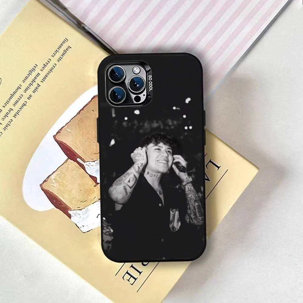 J-Junior H Phone Case For iPhone 17,16,15,14,13,12,11 Plus,Pro Max,XS,Colorful Silver Black Cover