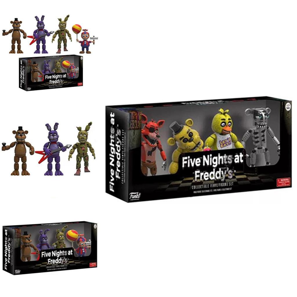 Веселый и креативный набор из 4 фигурок Five Nights At Freddy's для детей от 3 лет