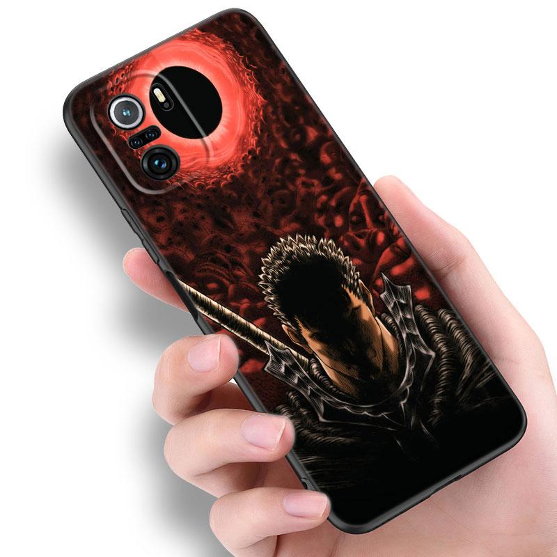 Чехол для телефона с аниме Berserk Guts для Xiaomi Mi 10T 11i 11T Note 10 11 Lite NE F1 POCO F3 M3 X3 GT NFC M4 X4 Pro 5G, мягкий черный чехол