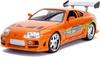 JADA TOYS Fast Furious 1995 Toyota Supra Orange с подсветкой для фигурки Брайана Fast Furious Toyota Supra 31139 1/18 & O'Connor Light/Tail & Brian's
