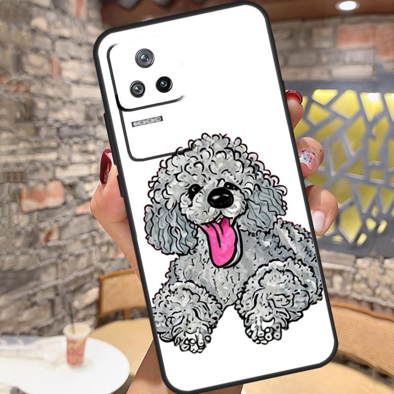 Poodle Dog Case For Xiaomi 14T Pro 13T 11T 12T 13 14 15 Ultra POCO X6 X7 Pro X3 X5 M6 F5 F6 Pro Cover