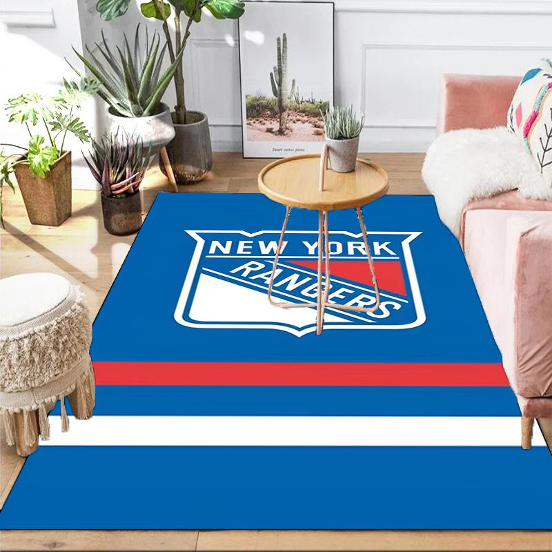 New York Crest Area Rug Suitable for Indoor And Outdoor,Carpets for Kitchens, Homes, Offices, Living Rooms,Home Decor,Christmas Gift