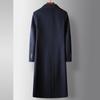 Men's Coat Autumn and Winter Long Wool Double-breasted Trench Coat Youth Business Double-sided Warm Casual Jacket