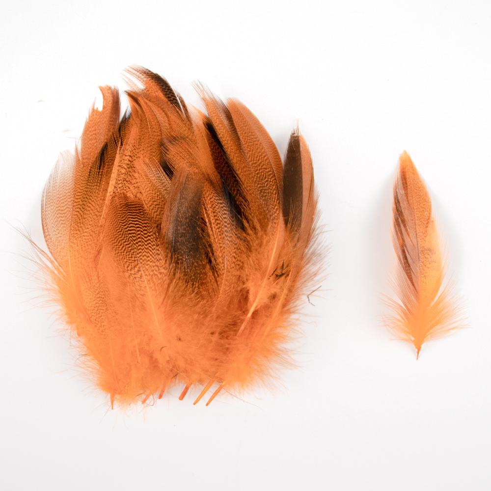 Упаковка 50 шт. Утиные перья Мелко пятнистые перья с боков кряквы Отобранные вручную Перья чирка Крылья и хвосты Материал для вязания мушек