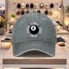 Ball Billiards Baseball Cap  Lightweight Adjustable Snapback Hat for Spring Summer Carnival Party