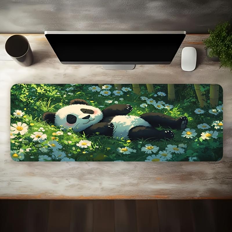 Office Gaming Mouse Pad Wide Desk Mat Cloth Surface Natural Rubber Base for Computer PC Laptop Keyboard Work Desk Protector Mat