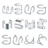 12 Piece Fashion Ppunk C Letter Ear Clip Set Without Ear Hole