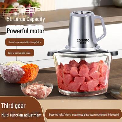 Мощная немецкая мясорубка со стеклянной чашей и машина для набивки чесноком