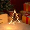 Hanging Christmas Window Lights Suction Cup Design Sucker Lamp  New Year Celebration