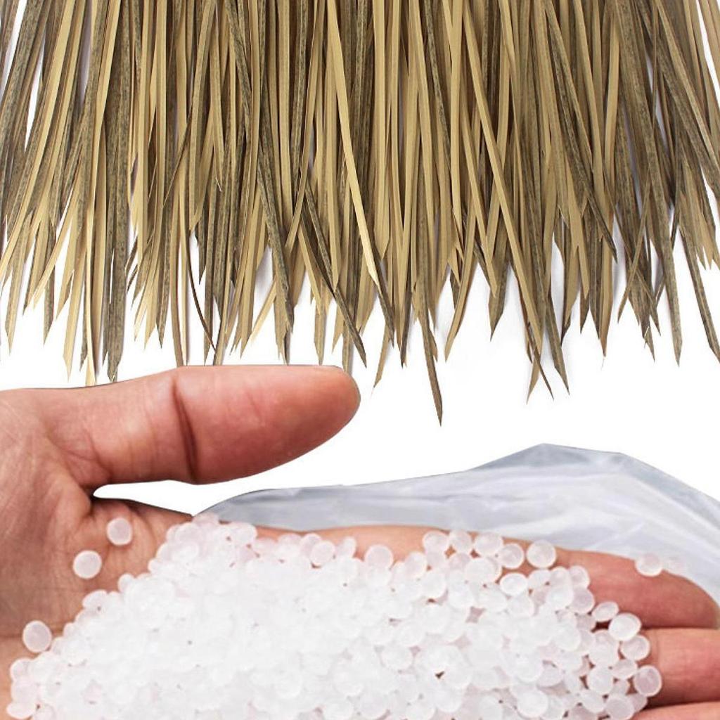Roof Thatch Roofing Panel Artificial Easy to Use Trimming Palm Duck Grass for Party Decor