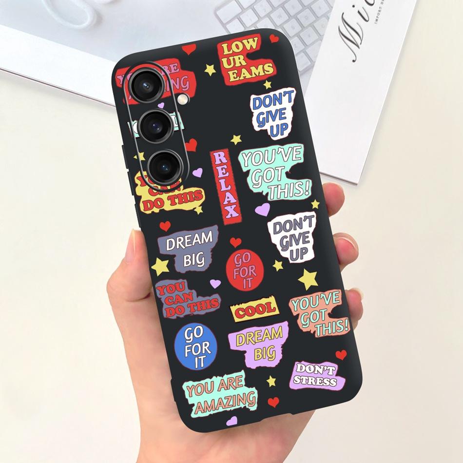 For Samsung Galaxy S23 FE Fashion Sunflower Butterfly Painted Case For Samsung S23FE 5G S 23fe SM-S711B Soft Silicon Jelly Cases