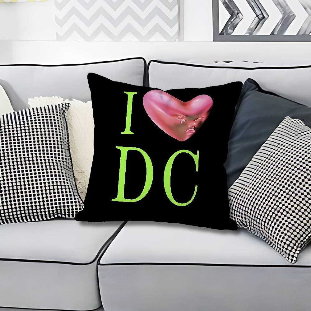 FFontaines DDC Romance Various Sizes Square Pillow Case For Car Home Bedchamber Decor Custom Valentine gift