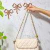 Metal Bow Shape Wall Hooks Decorative Key Bag Hanging Hook Load-bearing Towel Hat Jacket Key Holder for Home Decor