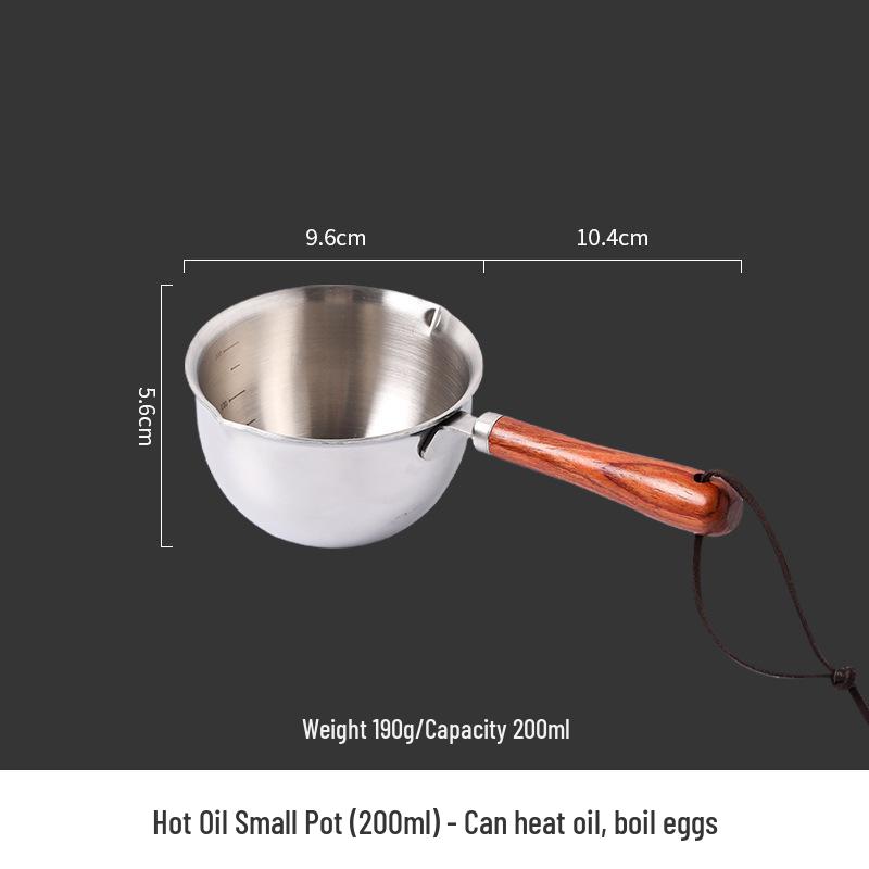304 Нержавеющая сталь Защита от брызг Масленка - Мини Кухонная Масленка для Горячих Масел