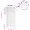 Aluminum Venetian Blinds Silver 220 x 105 cm