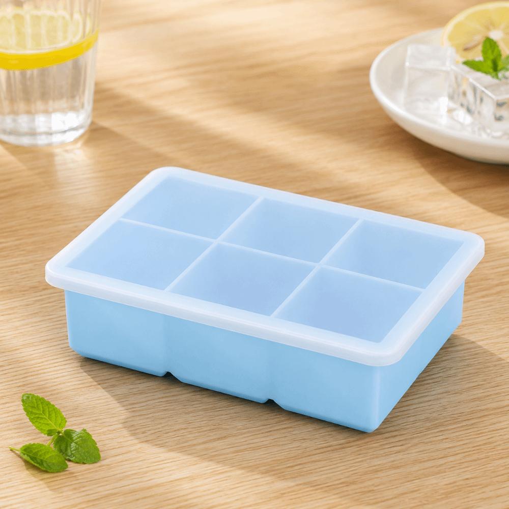 Silicone Large Ice Cube Tray BPA Free Square Ice Mold Ice Cube Maker Bar Accessories