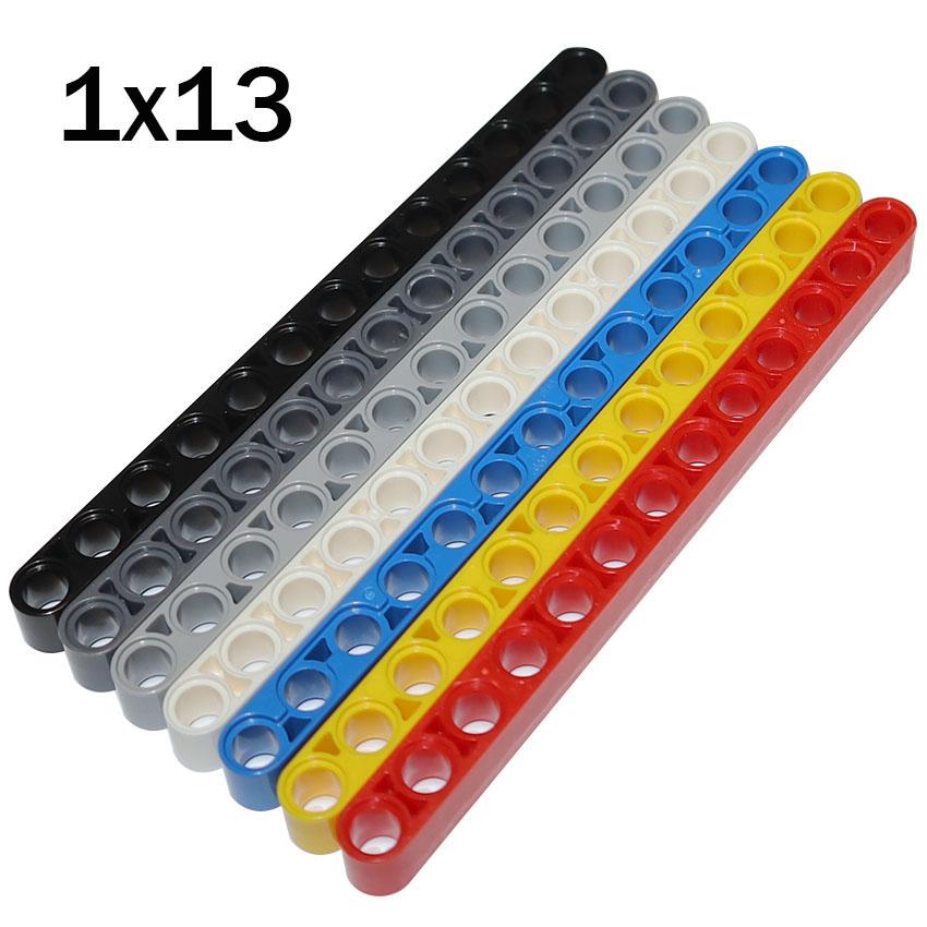 Рычаг толстый 1x13 DIY Образовательные кубики 5 шт. Технические MOC 41239 Высокотехнологичные собираемые части Строительные блоки