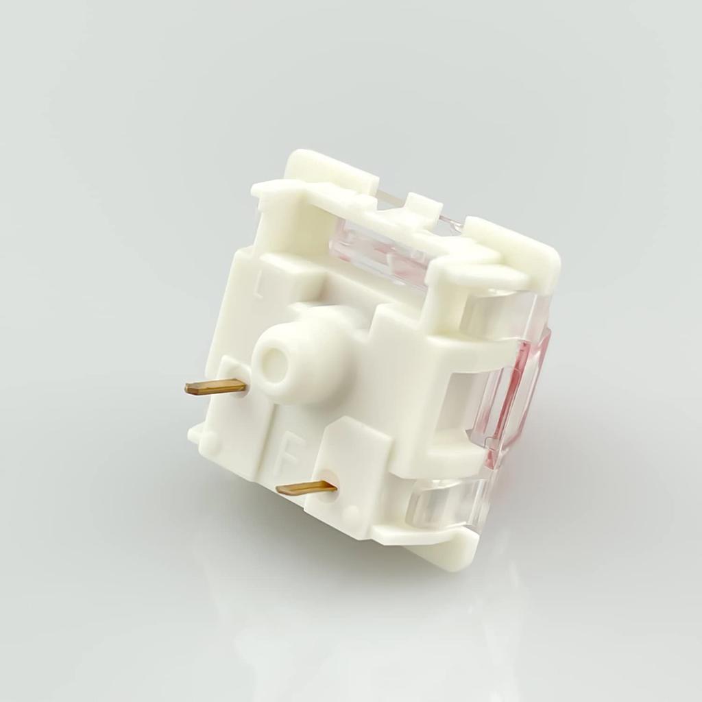 Переключатели Gateron G Red Pro Предварительно смазанные 3-контактные RGB SMD Линейные Игровые Механические Клавиатуры (72 шт., Красный)