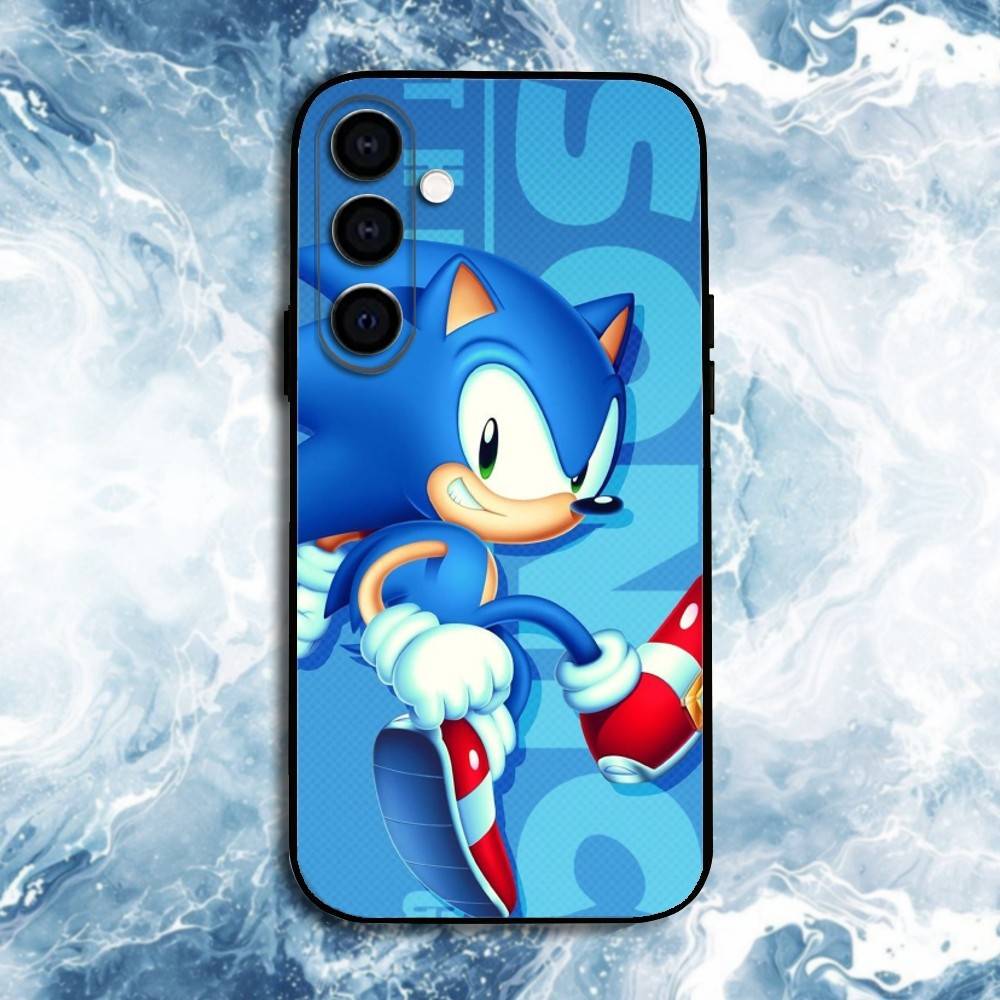 S-Sonic The H-Hedgehog Phone Case For Samsung Galaxy A91,80,73,72 ,71,53,52,32 ,31,22,21s,20,Soft Black Case