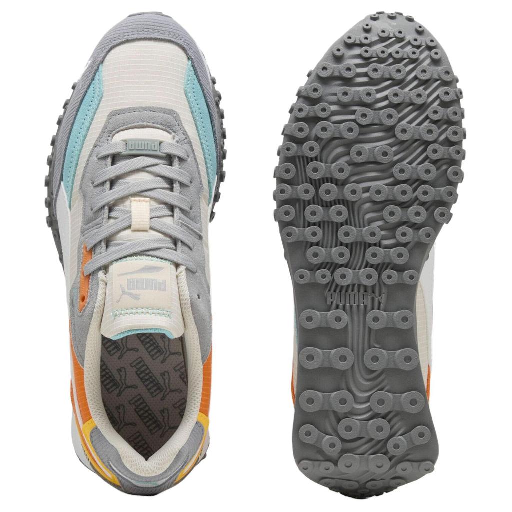 Puma Blktop Rider Mid Удобные Повседневные Кроссовки с Низким Верхом Мужские кроссовки Белый Серый 395907-08