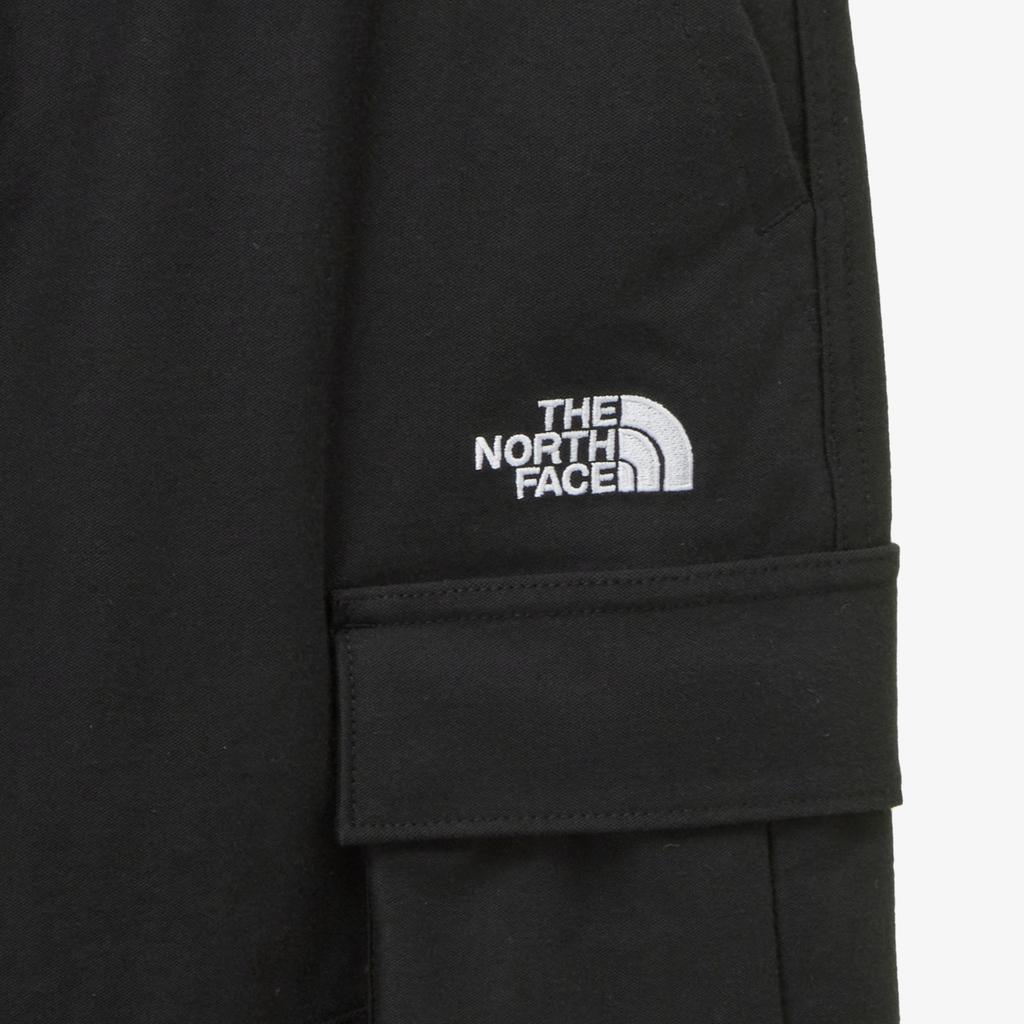 The North Face Solid Color Mid Waist Elastic Straight Loose Cargo Pants Men bottoms Black NP6NP52J