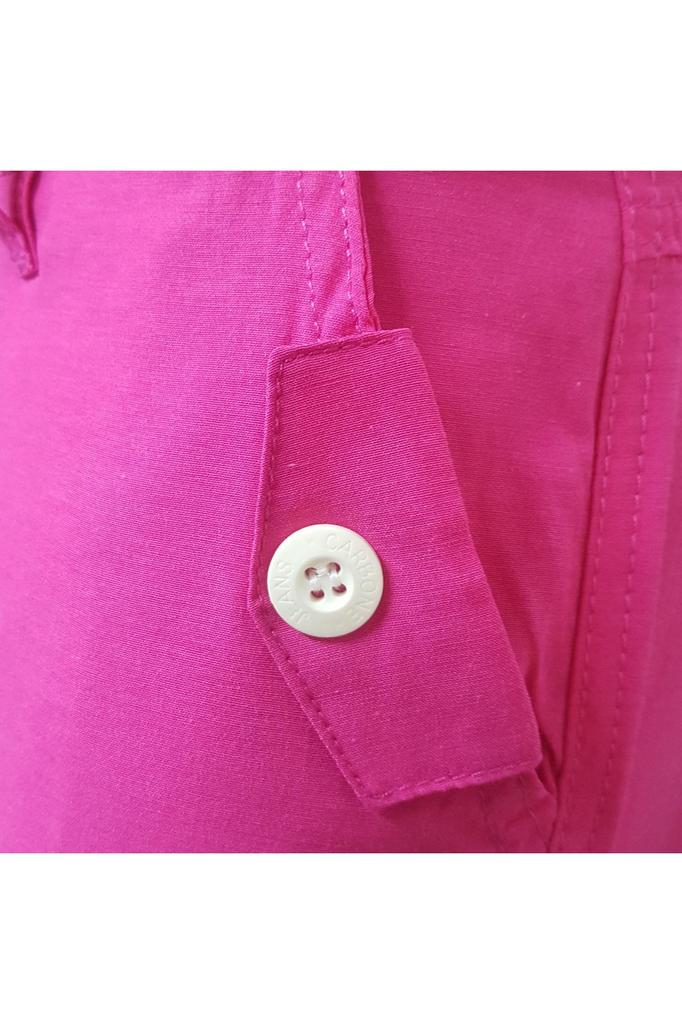 Women's Fashion Big Size Shorts & Bermudas Pistachio Green Plus Size Cotton Shorts