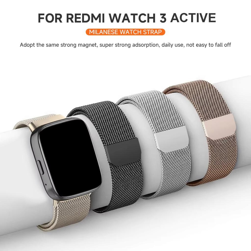 Для Xiaomi Redmi Watch 3 Active/Lite Ремешок Замена Магнитный Металлический Ремешок Миланская петля Браслет redmi watch 3 active ремешок