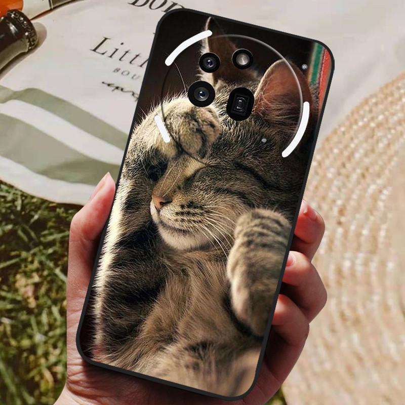 For Nothing Phone 3A Pro Case Phone3A Pro Cool Painted Silicone TPU Soft Cover for Nothing Phone 3A Pro A059P Cases Black Shells