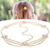 Rhinestone Crystal Vintage Headpiece Dainty Design Wedding Head Chain  Wedding Ceremony