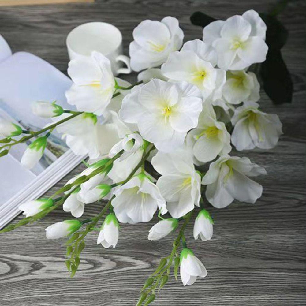 70cm Artificial Gladiolus Lifelike Fake Floral Decoration Artificial Flower Vase Arrangements