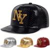 Unisex Letter Metal Label Decoration Adjustable Hip Hop Baseball Hat Snapback Caps Spring Autumn Outdoor Leisure Hats Travel Accessories for Women Men