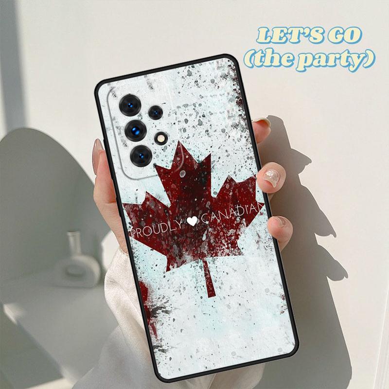 Canada Canadian Flag phone case For Samsung Galaxy A42 A31 A40 A51 A71 A32 A80 A91 A52 A72 A73 A20e A21S A50 A70 A11 A12 Cover