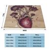 Aeonium Heart Personalized Home Decor An Ultra-Soft Micro Fleece Blanket