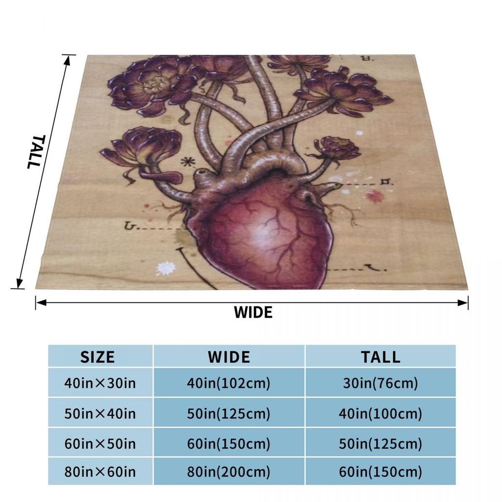 Aeonium Heart Personalized Home Decor An Ultra-Soft Micro Fleece Blanket