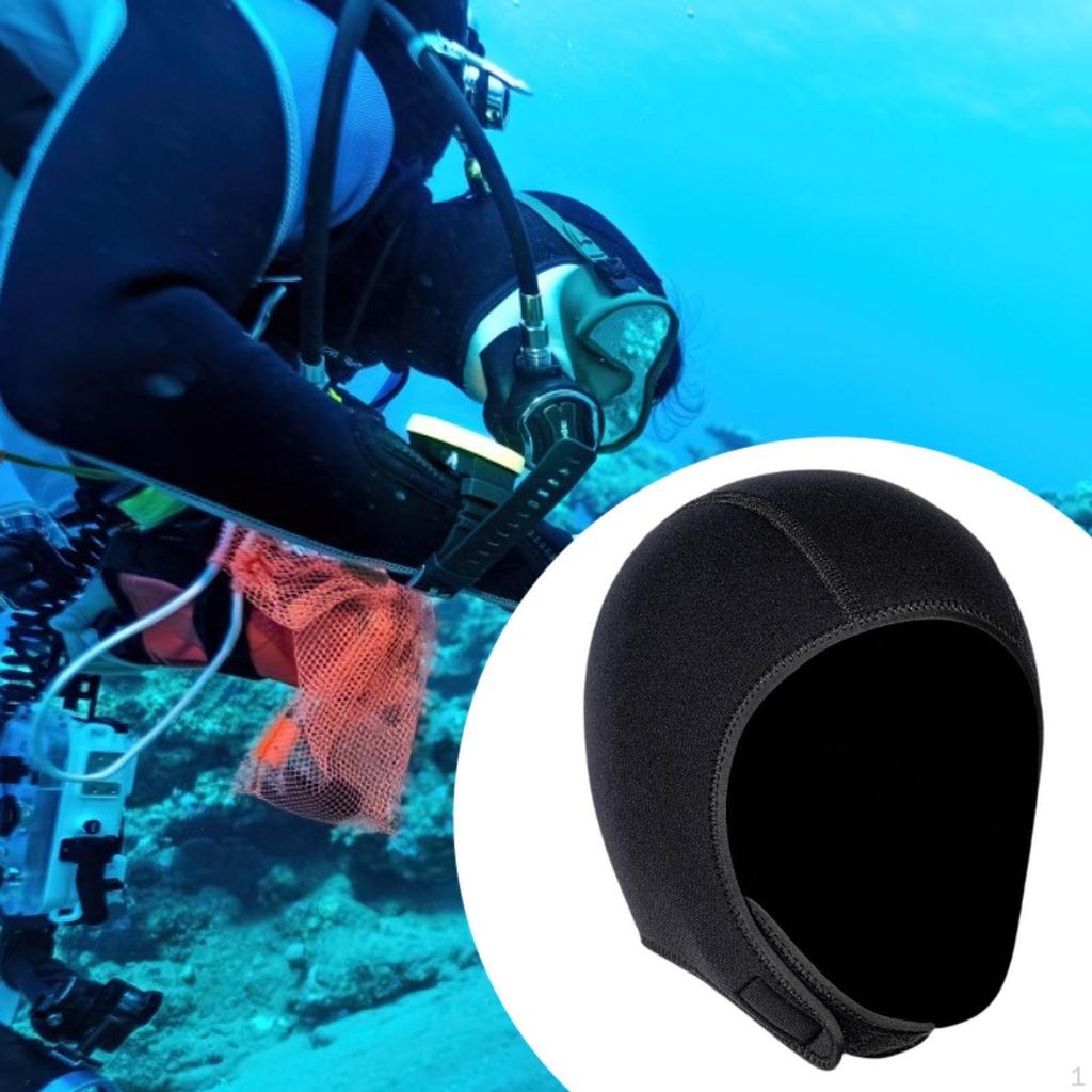 Капюшон для дайвинга Неопреновый гидрокостюм 3 мм эластичный эргономичный чехол для головы Шапочка для плавания Дайвинг для